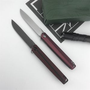 K820BXP Ken Onion Stylus Flipper Couteau en satin étalé lame simple G10 / Handle d'aluminium Tapis de chasse Tactical Hunting Auto-défense Couteau de poche