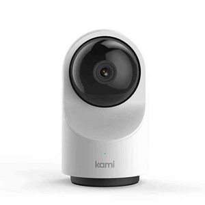 Kami Full HD Wifi Cámara de seguridad interior, 1080P Cámara IP Seguimiento de movimiento Sistema de monitor doméstico Modo de privacidad 6 meses Nube gratis AA220315