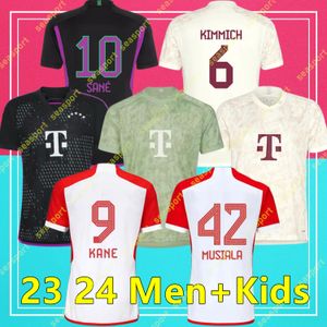 KANE Soccer Jerseys MUSIALA DE LIGT 2023 2024 Player Child Kits SANE HERNANDEZ BAYERNS Munich GNABRY Oktoberfest MULLER DAVIES KIMMICH Camiseta de fútbol Hombres Kit para niños