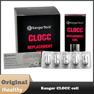 Kanger CLOCC SS316L tête de bobine de remplacement en coton biologique 0,5 ohm 0,15 ohm 1,0 ohm 1,50 hm pour kit CLTANK Cupti