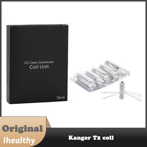 Kanger T2 Coils Head 1.8ohm 2.2ohm 2.5ohm Bobine remplaçable pour réservoir T2 avec longue mèche