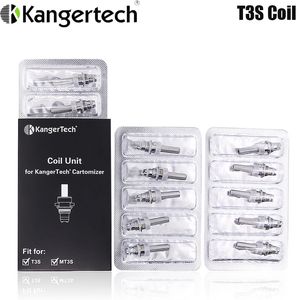 Kanger T3S Coil MT3S Tête de bobine de chauffage de remplacement avec 1,5 1,8ohm 2,2ohm 2,5ohm pour Kanger MT3S T3S Atomiseur Vape Vaporisateur Authentique