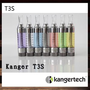 Kangertech T3S Clearomizer Kanger T3S Atomiseur coloré KangerT3S Cartomizer avec bobine modifiable 100% authentique