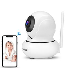 Caméra de sécurité domestique Caméra IP zoomable 4X 1080P Suivi automatique Caméras de surveillance Réseau sans fil WiFi PTZ CCTV Caméra Epacket gratuit