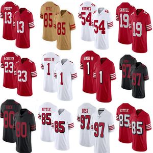 Christian McCaffrey Brock Purdy Deebo Samuel Camiseta de fútbol George Kittle Jauan Jennings Nick Bosa Trent Williams Fred Warner Steve Young Jerry Rice Brandon Aiyuk