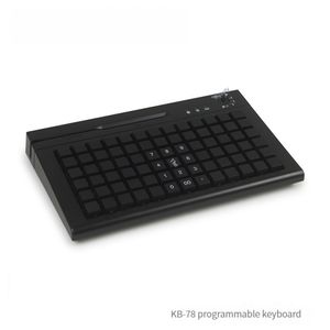 Le clavier KB78 POS prend en charge la programmation USB sous Win7/Me/XP/9X DOS et Linux