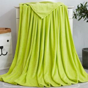 Keep Warm Plus Velvet Blanket Trendy Household Literie Solid Color Multifunction Cover or Pad Flannel Blanket Bed Sofa F0263 210420