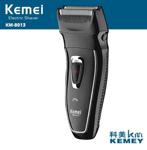 Afeitadora eléctrica kemei KM-8013 para hombres, máquina de afeitar para el cuidado de la cara, cortadora de pelo rotativa recargable, enchufe recargable para EE. UU./UE