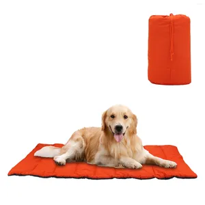 Chénans 112cm 68cm grand chien Digneur de couchage lit d'animal étanche pliant lavable avec sac de rangement pour voyages extérieurs à la maison