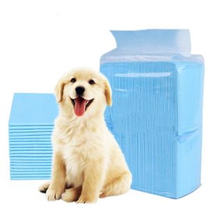 kennels pens 50 100pcs Dog Training Pee Pads Súper Absorbente Pet Pañal Desechable Saludable Limpio Pañal Mat para Mascotas Suministros Lácteos 230710