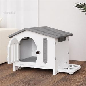 kennels pens Four Seasons Universal Dog Houses Indoor Balcony Patio Dogs Kennel Room Garden Pet Cage Household Breathable Cat Villa 220912
