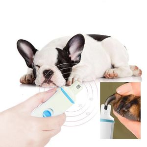 Stylos de chenil Indolore Pet Paw Nail Tool Cut The Dog Grinders Clippers USB Rechargeable Electric Cleaning Supplies 230802