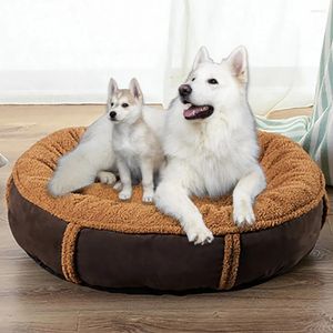 Piernelas camas para perros de invierno para perros grandes cojín algodón suave de 75 cm accesorios grandes impermeables oxford suministros de mascotas