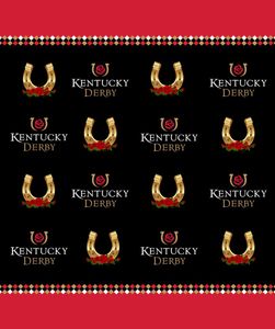 Kentucky Derby Herradura Rosa Vinilo Pografía Telones de fondo Paso y repetición Rojo Blanco Negro Po Booth Fondos para fiesta Studio3263413