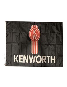 Kenworth Trucks – drapeau de camionnage, 150x90cm, 3x5 pieds, impression en Polyester, Sports d'équipe de Club d'intérieur avec 2 œillets en laiton, 1910358