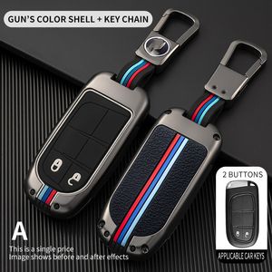 Etui clés Fob Jeep Renegade boussole Grand Cherokee pour 300C Wrangler Dodge accessoires de voiture porte-clés 254f