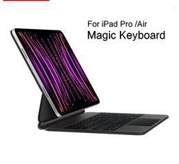 Clavier Souris Combos AJIUYU Magic Keyboard pour iPad Pro 11 12.9 Air 4 5 10,9 pouces Étui Magnétique Rétro-éclairage intelligent