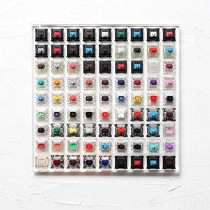 Claviers 81 testeur de commutateurs avec base en acrylique, capuchons de touches vierges pour clavier mécanique cerise kailh gateron outemu ice greetech box 231117