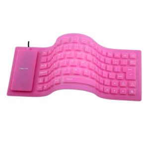 Clavier clavier de jeu 85Key Silicone muet Soft Keyboard pliage du clavier imperméable Mini clavier clavier à clavier filaire portable