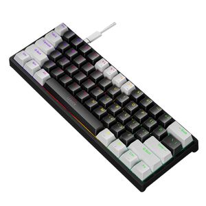 Claviers Gaming filaire clavier mécanique accessoires de jeu K620 clavier type-c RGB lumière colorée Hotswap ordinateur de bureau à domicile T230215