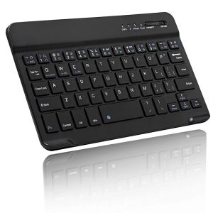 Claviers Kutou Mini Bluetooth Keyboard Clavier sans fil Clavier rechargeable pour tablette Ipad portable pour téléphone portable pour Android iOS Windows