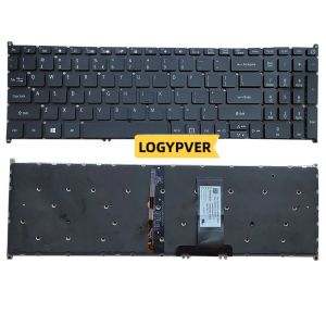 Teclados Elptop Keyboard para Acer Aspire 7 A71574G A71575 A71575G N17C2 N19C5 US English Balck No Frame