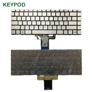 Teclados Nuevos latín para HP Pavilion X360 14CD 14CE 14CM 14DA 14DK 14CK 14CC Nobacklight Silver Notebook Keyboard