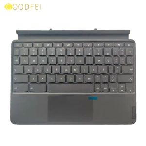 Claviers Nouveau original pour ctx636f ideapad duo chromebook 10.1 Tablet Palmrest clavier US US EU Stand Bracket SO28C70684