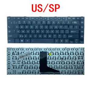 Claviers Nouveaux clavier d'ordinateur portable espagnol américain pour le satellite Toshiba L40DA C40A C40D C40 S40A C45 C45T REMPLACEM