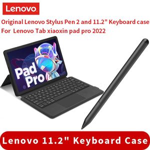 Claviers Original Lenovo Stylus Pen 2e génération ou clavier Case 2 en 1 Holder Magre magnétique pour Lenovo Xiaoxin Pad Pro 2022 Tablette
