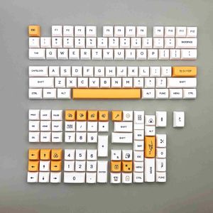 Claviers PBT KEYCAP XDA HAUT PROFILM Personnalise Capure clé japonaise russe en anglais Personnalités pour le clavier mécanique de jeu pour Cherry MX Switch T230215