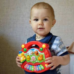 Teclados Piano Bebé Juguete musical con sonido animal Niños Teclado de piano Instrumento de música eléctrico intermitente Juguetes educativos tempranos para niñosvaiduryc