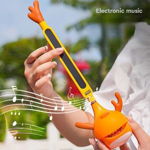 Keyboards Piano Otamatone Children Toys Japanese Electronic Musical Instrument Portable Synthesizer Funny Magic Sounds Gift for Kids 231031