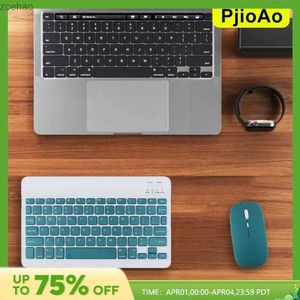 Teclados PjioAo es adecuado para iPad Air 5 4 Pro 11 Bluetooth Wireless Keyboard and Mouse adecuado para Android IOS Windows Phone Office Studyl2404