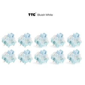 Claviers TTC Interrupteur bleuâtre blanc silen
