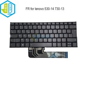 Claviers UK French Azerty Keyboard Backlit pour Lenovo Flex 614IKB 614ARR YOGA 530 53014IKB 53014Ar 73013IKB 73013IWL SN20N0459116