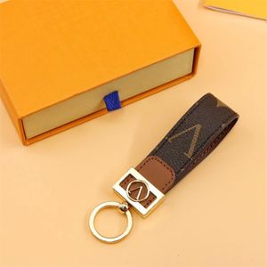 Llave del diseñador de llavero Cadena de llave del anillo de llave Portachiavi Portable de acero inoxidable Keychains Lanyards para llaves de llaves de la billetera Identificar el llavero de regalos