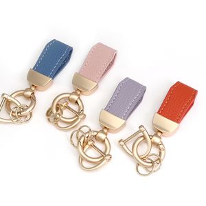 Porte-clés Designer Porte-clés Hommes Femmes Voiture Porte-clés Porte-clés Couleurs Amoureux Porte-clés En Cuir Véritable Pendentif Porte-clés Accessoires Avec Tournevis