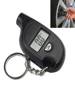 Porte-clés LCD écran numérique jauge de pression des pneus jauge de pression des pneus numérique LCD universelle pour outil de Diagnostic de vélo de camion de voiture GGA983088193