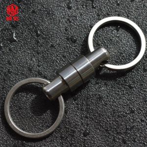 Keychains 1pc Outdoor Tool EDC séparable grand titane alliage magnétique clés de clé de touche accessoires