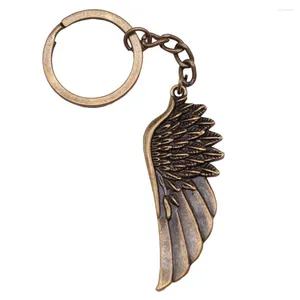 Keychains 1pcs Big Angel Wing Moto Accessoires de trèfle Bijoux de bricolage Taille de l'anneau 28 mm