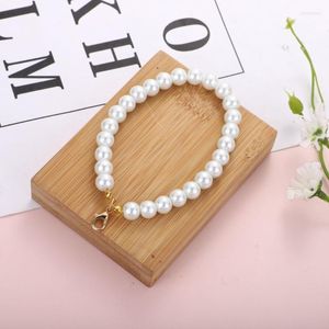 Porte-clés 5 pièces fausse perle bracelet chaîne sangle porte-clés lanière porte-clés Kit de sangles à main 13MDKeychains Fier22