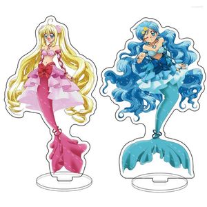 Porte-clés Anime Figure Sirène Mélodie Pichi Pitch Support Acrylique Cosplay Nanami Ruchia Lucia Hanon Hosho Modèle Plaque Fans Cadeau Accessoires