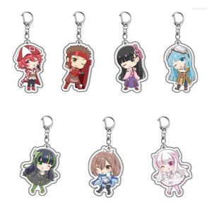 Porte-clés Anime Porte-clés Hommes Érable Porte-clés Femmes Acrylique Voiture Cosplay Japon Anneau Shiramine Risa Pendentif Parti Charme Enfants Amis Cadeau