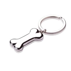 Porte-clés mignon chien os porte-clés mode alliage charmes animaux pendentif étiquettes anneau pour hommes femmes cadeau voiture porte-clés bijouxkeychains239w
