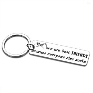 Porte-clés cadeaux amusants pour amis, pour BFF, anniversaire, noël, remise de diplôme, amitié, sœurs, frères, Ies