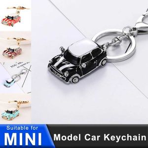 Keychains Lanyards Modèle Métalle de trèfle en métal Utilisé pour Mini Cooper S JCW R55 R56 R60 R61 F54 F55 F56 F57 F60 CRIARE CRÉATIVE CLÉ DÉCoration Q240403