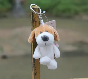 Porte-clés spécial chien classique modèle 3D, porte-clés en peluche, poupée douce, cadeau pour amoureux
