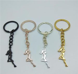 Keychains Tendy Pole Dancer Chaînes Key Chains Gift for Bachelorette Party Femmes Course Figure Jewellery3062324