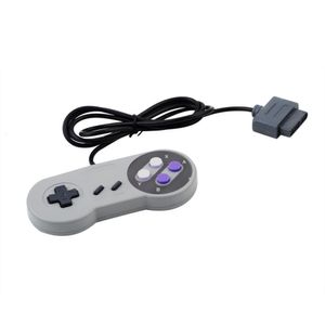 Teclados Teclados Venta al por mayor-1pcs Controlador de 16 bits para el sistema Super SNES Nes Consola Control Pad Drop Delivery Office SC DHD7J